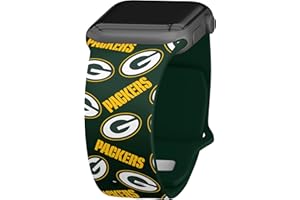 Game Time Green Bay Packers HD Uhrenarmband kompatibel mit Apple Watch