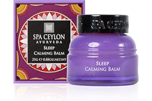 ‎SPA CEYLON SPA CEYLON Sleep Calming Balm, 10 g ayurvedischer Aromabalsam mit Lavendel, Ylang-Ylang und Patchouli, beruhigend und entspannend, ideal für die Abendroutine