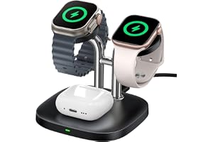 SwanScout 5W Snabb Dubbel Laddare för Apple Watch 12/11/10/Ultra 4