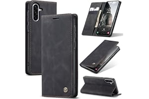 Azororo Handyhülle für Samsung Galaxy A56 5G Hülle Premium Lederhülle Flip Case Magnet Tascher Kartenfach Standfunktion Klapphülle Schutzhülle für Samsung Galaxy A56, Schwarz