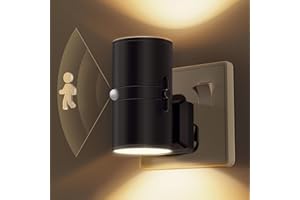 LOHAS-LED Motion Sensor Night Light Plug in, 1 Pack, Motion Activated Night Light, 0-100LM Dimmable, 3000K Warm White, Motion Sensor Light Indoor for Bathroom Stairway Hallway Bedroom Kids Elderly