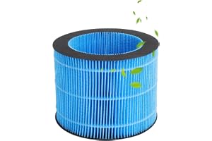 Ersättningsfilter filter luftfilter kompatibel med Philips HU3918, HU3916, HU3915, HU2718, HU2716 luftfuktare, 3-lagers design, runt filter håller länge upp till 6 månader för ren fuktig luft hemma