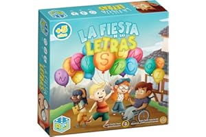 ATOMO GAMES LA Fiesta DE Las Letras. Juego + 5 años para Trabajar lecto-Escritura. Aula en Juego
