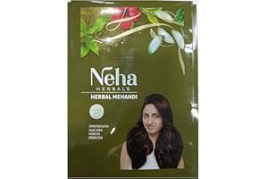 NEHA HERBAL Neha 100% Pure & Natural Herbal Henna Mehandi Powder Enriched With Green Tea,Aloe Vera,Habiscus 500 grm