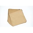 TP4U - 200 Brown Strung Paper Bags 8.5'' x 8.5'' Kraft Food Fruit Sweet Party Grocery Recyclable Eco Friendly - Various Sizes (8.5'' x 8.5'')