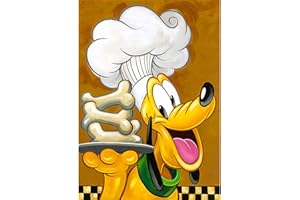 RICUVED Cartoon Diamond Painting Kits for Adults Kids,5D Diamond Painting Dog Kits,Full Drill DIY Pluto Diamond Painting Kits Diamond Art for Home Wall Decor Art 30x40cm