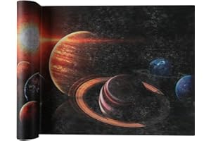 cama24com Weltraum Space Tischläufer 5m Kindergeburtstag Mottoparty Tischdekoration mit Palandi® Sticker