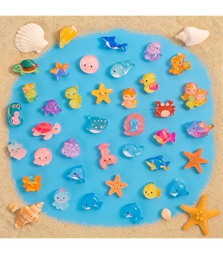 45 Stück Mini Harz Tierfiguren - Kleine Tiere Für Deko, Diorama & Miniaturlandschaften