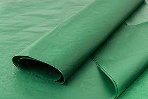 ODL PACKAGING Coloured Tissue Paper/Gift Wrap/Wrapping Paper Sheets (20" x 30") Available in 10s / 25s & 50s (Dark Green, Pack of 10)