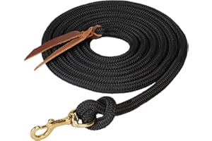 Weaver Leather Unisex's Poly Cowboy Lead with Snap, 5/8" x 10'