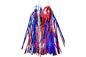 TIKBRO Kid's Bike streamers Scooter Ribbons for Girls Boys Bicycle Handle Bar Tassels Fits Balance Bikes, Tricycles, Scooter