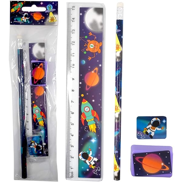 SHULLIN 3D Federmäppchen Astronaut Design - Wasserdichtes EVA Mäppchen 23x10x4cm