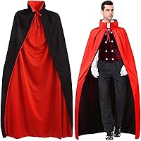 Cape De Vampire Rouge Avec Capuche