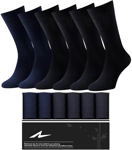 Elchee Wear 4 paia di calzini in bambù per uomo e donna Elchee Wear 4 paia di calzini in bambù per uomo e donna