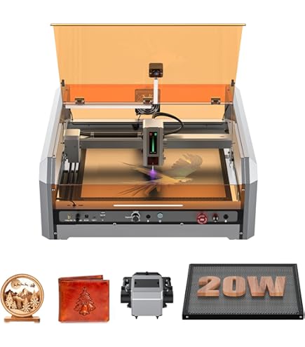 SainSmart Camera voor lasergraveermachine, perfect voor Kiosk- lasergraveermachines, lasersnijder-accessoires, compatibel met Lightburn-software, nauwkeurige positionering en werkpreview