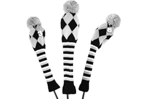 OUTDOOR LEISURE Juego de 3 fundas para cabezas de palos de golf para Driver y Fairway Wood