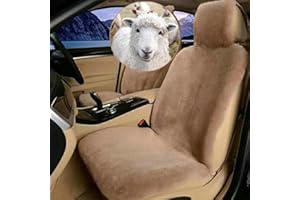 ‎ALTLUE Altlue Autositzbezüge Lammfell Autositzbezug Lammfell Autositz Lammfell Sitzbezug Für Auto Lammfell Sitzauflage Lammfell Auto Fell Autositzbezüge Fell Vordersitze - Universal (einteilig)
