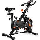 Kondisyon Bisikleti Spin Bike Sessiz Kayış S&uuml;r&uuml;ş Sistemli, 5 kg Volanlı Dikey Ev Egzersiz Bisikleti Kademesiz Diren&ccedil; LCD Ekra