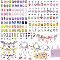 SHJOEE 318 stuks Bedelarmband Making Kit Sieraden Ambachtelijke Meisjes Armbanden Zelf Maken Kit voor kinderen Bedelarmbandenset voor Meisjes Cadeaus voor Meisjes van 5-13 Jaar Verjaardag,Kerstmi SHJOEE 318 stuks Bedelarmband Making Kit Sieraden Ambachtelijke Meisjes Armbanden Zelf Maken Kit voor kinderen Bedelarmbandenset voor Meisjes Cadeaus voor Meisjes van 5-13 Jaar Verjaardag,Kerstmi