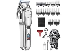 ‎JACK & ROSE Jack & Rose Haarschneidemaschine, kabellos profi Haarschneider, IPX7 Wasserdicht elektrischer Friseur Rasierer, USB wiederaufladbar Haar und Bartschneider für Männer