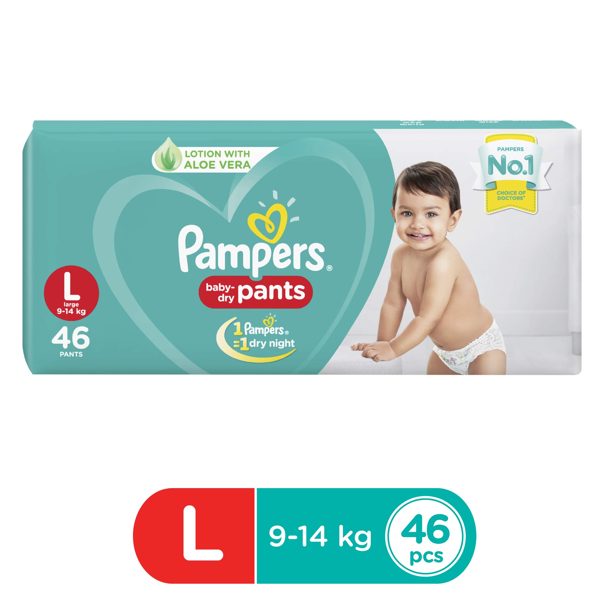 pampers pant style diapers large