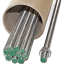 M10 M12 M14 A2 STAINLESS STEEL THREADED ROD FULL THREAD STUDDING BAR | UK