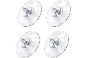 4 st 85 mm stora sugkoppar med M8-skruvmutter, sugkopp med gänga