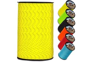 HERCULES 550 Paracord 4mm Type III 7 Strands Parachute Cord 15m / 30m / 75m / 300m Utility Rope for Crafting, DIY, Camping, Survival, Outdoor