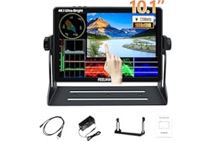 FEELWORLD LUT11S 2000nits 10,1zoll Kameramonitor DSLR On Camera Field Monitor HDR 1920x1200 Ultra Bright Touchscreen mit 3G-SDI 4K@60Hz HDMI IN&Out 3D LUT
