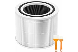 ARCHER LIFE HALL Core 300 Replacement Filter for LEVOIT Core 300 and Core 300S Purifier, 3-in-1 H13 True HEPA Replacement Activated Carbon Filter,Compared to Part # Core 300-RF (White)