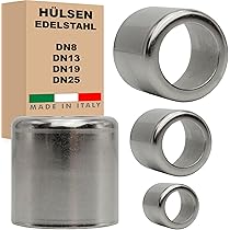 Schlauchhülsen Edelstahl Set - Presshülsen DN8 DN13 DN19 DN25 Für Hydraulikschläuche