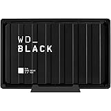 WD_BLACK D10 Game Drive externe Festplatte 8 TB (Übertragungsgeschwindigkeit bis zu 250 MB/s, 7200 U/min und aktive Kühlung,