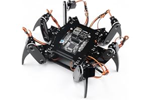 Freenove Hexapod Robot Kit (Compatible with Arduino IDE), Walking Crawling Twisting, App Remote Control, Servo STEM Project