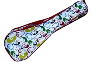 JANIKA Tenor ukulele gig bag case colourful designer pattern 28 inch (71cm) UK seller