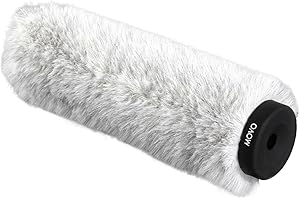 Movo WS290 Professional Windscreen with Acoustic Foam Technology for Shotgun Microphones up to 27cm Long