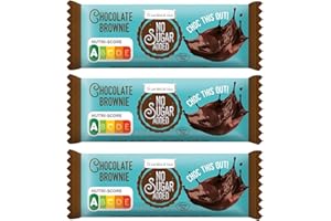 ‎FRANKONIA CHOCOLAT frankonia CHOCOLAT Chocolate Brownie Riegel, Nutri Score A, 3er Pack (3 x 50 g)