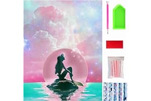 NASHRIO 40 X 30cm Pittura Diamante, 5D Diamond Painting Kit Adulti, DIY Diamond Art Kit Completo Bambini, Painting by Numbers, Pittura con Diamanti può Essere Usato Come Opera d'Arte Decorativa e Regali.