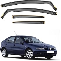 ISpeed Wind Deflectors For Honda Civic Mk8 2005-2011 5 Door Hatchback 4pc - Keep Your Car Ventilated In Rain - Reduce Wind Turbulence - Tinted