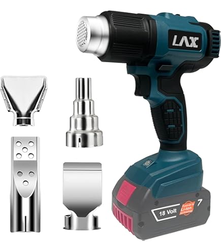 Cordless Heat Gun For Milwaukee 18V Battery, 350W 1022°F (550°C) Soldering He - View #2