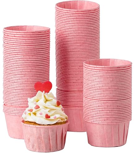 Cupcake Wrappers - Light Green Floral 12 stuks