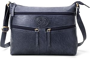 Woodland Leathers 100% Genuine Leather Women's Hobos & Shoulder Bags Designer Retro Vintage Style Slouch Bag And Multi Pocket Handbags For Women Cross-body Bags