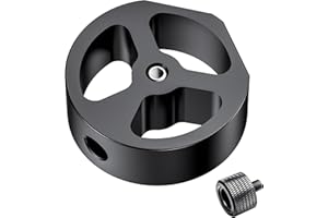 AÉTTÉZOE Starlink Mini-Stativ-Adapter 2024 – Robuster Aluminium-Adapter für Starlink Mini mit 1/4"~20 & 3/8"~16 Zoll-Gewinde – Leichte Montage an Tripods, Fixierschellen u. v. m.