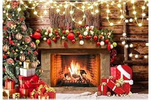 Weihnachten Hintergrund 220x150cm Weihnachten Kamin Fotografie Hintergrund Weihnachtsbaum Xmas Geschenk Box Hintergrund Happy New Year Party Dekoration Banner
