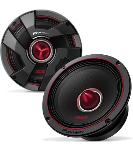 Pioneer TS-M801PRO, Car Audio Speakers, Full Range, Clear Sound