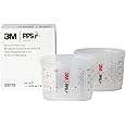 3M PPS 2.0 Spray Gun Cups, 26115, Mini, 6 Ounces, Use with Paint Gun and PPS 2.0 Lids and Liners to Paint Cars, Furniture, House and More, 2 Pack