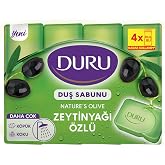 DURU Natural Olive Zeytinyağlı Sabun, 150 Gramx4
