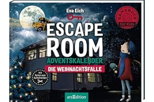 Escape Room Adventskalender. Die Weihnachtsfalle: Gamebuch für Kids mit Seiten zum Aufschneiden