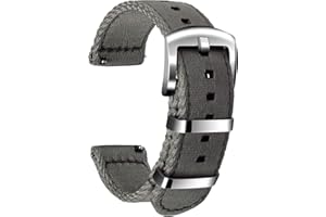 ULLCHRO Nylonowy pasek do zegarka, zapasowy płócienny pasek do zegarka, wojskowy, wojskowy, męski, damski, 18 mm, 20 mm, 22 mm, 24 mm, bransoletka do zegarka ze srebrną klamrą ze stali nierdzewnej