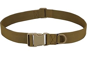 SIVENKE Cinturón táctico Ajustable de Seguridad, cinturón de Combate para Airsoft al Aire Libre, cinturón de Seguridad Molle con Cierre de Clic