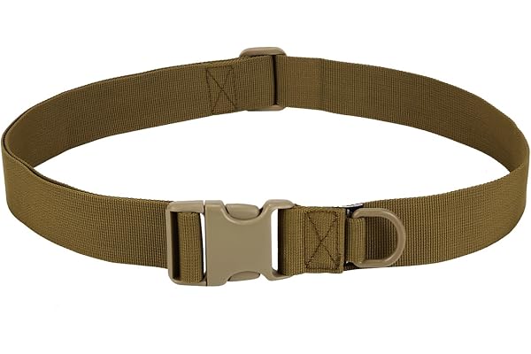 SIVENKE Ceinture Tactique réglable Militaire de sécurité Ceinture de Combat pour Airsoft Outdoor Couple Ceinture de sécurité Molle avec Fermeture à clic